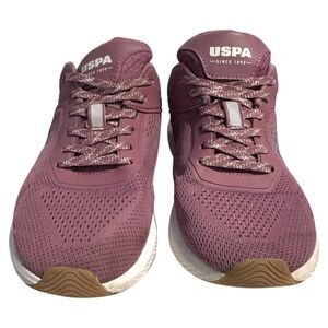 US Polo ASSN Woman's Running Hiking Shoes Sneakers‎ burgundy Size 6.5W